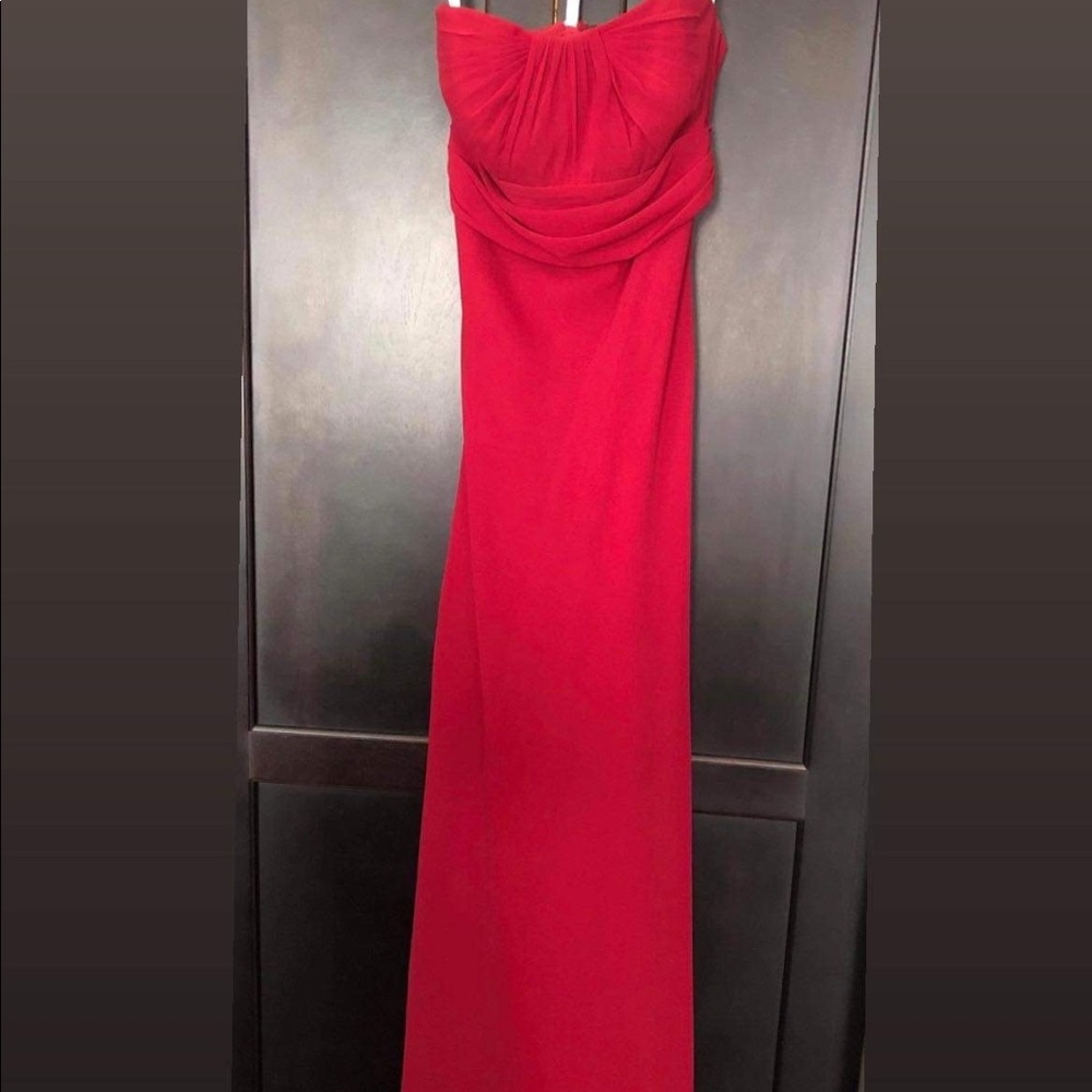 Formal/Bridesmaid/Prom from David’s Bridal - Candy Apple Red sz 2 floor length